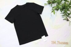 Футболка чорна, -уні, р.122--152 Тканина: кулір пеньє